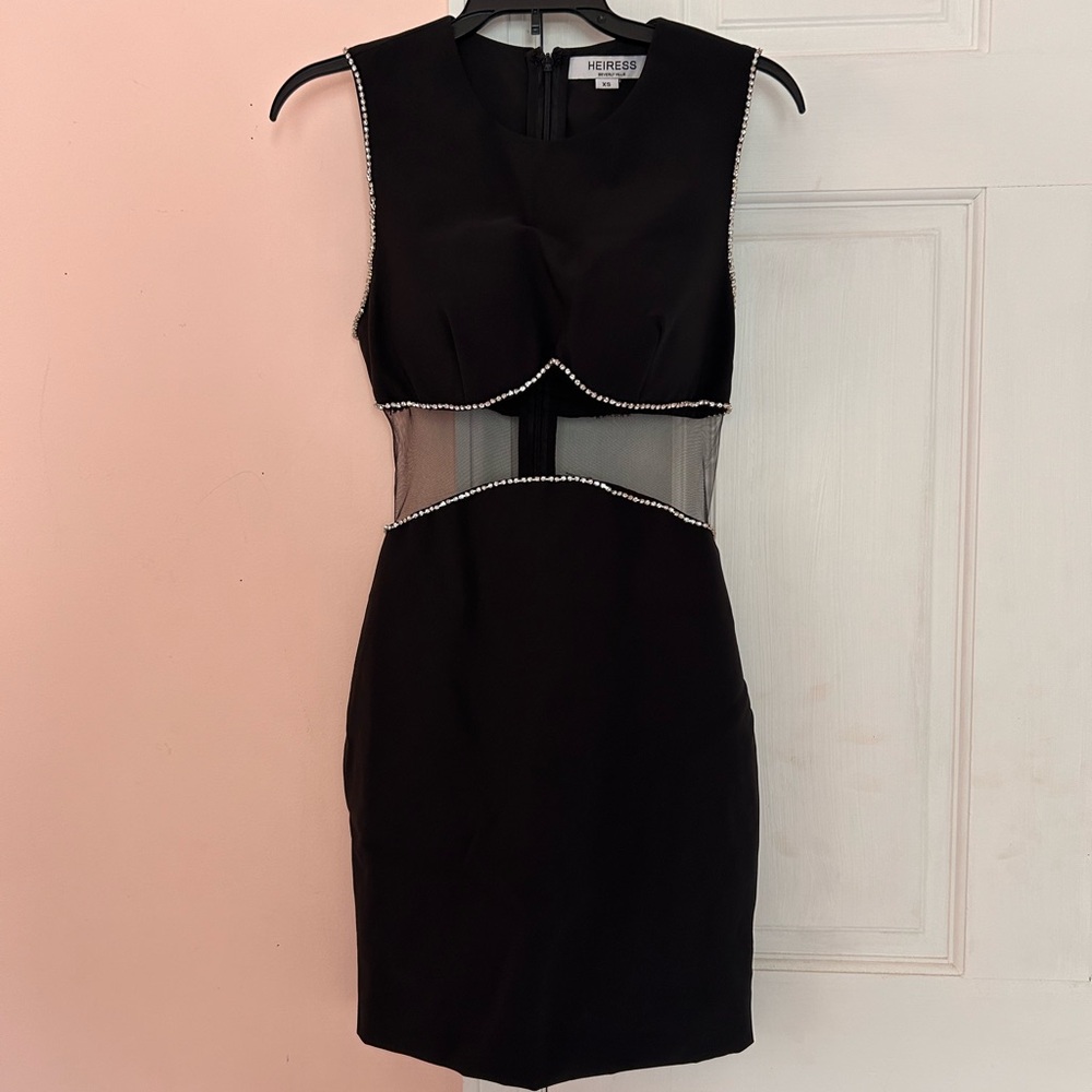 Heiress Beverly Hills Black Mini Dress